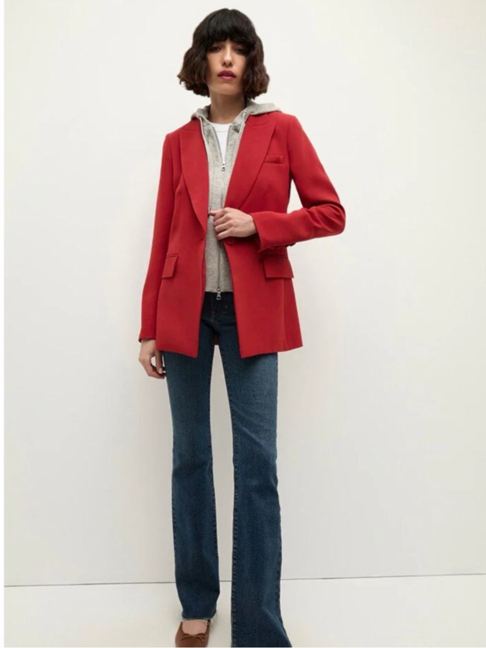 Veronica Beard Long and Lean Dickey Jacket sz 12 -NWT